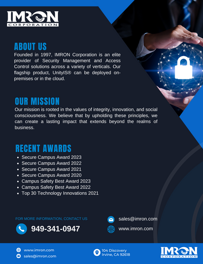 UnityIS Brochures IMRON Corporation